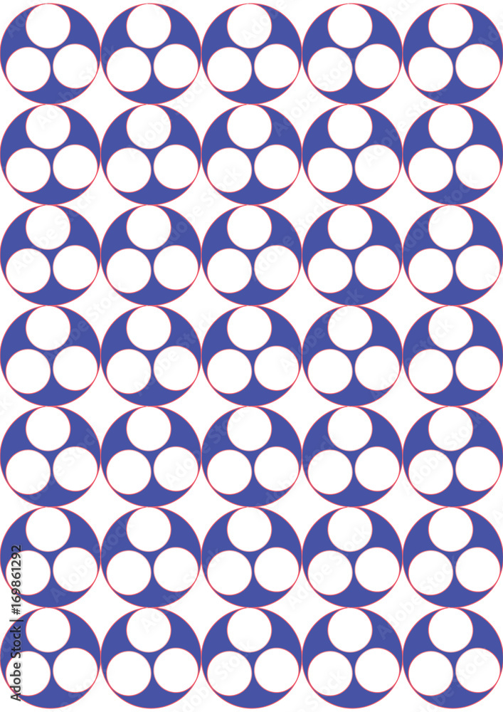 Fototapeta premium Lines pattern, vector 