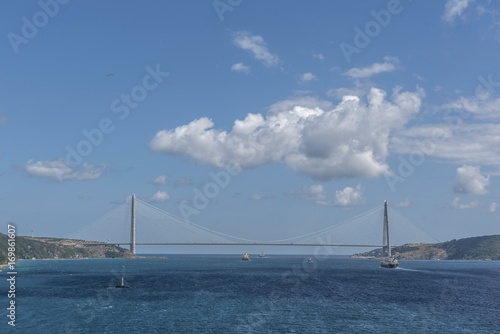 Yavuz Selim Bridge in from Rumelikavak, Istanbul