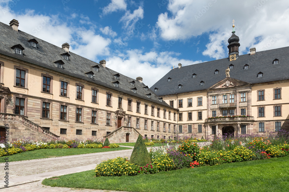 Castle of Fulda in the summer