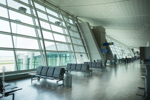 Photography International Airport interior.