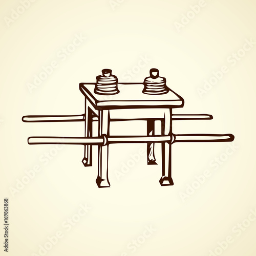 Mace. Vector drawing
