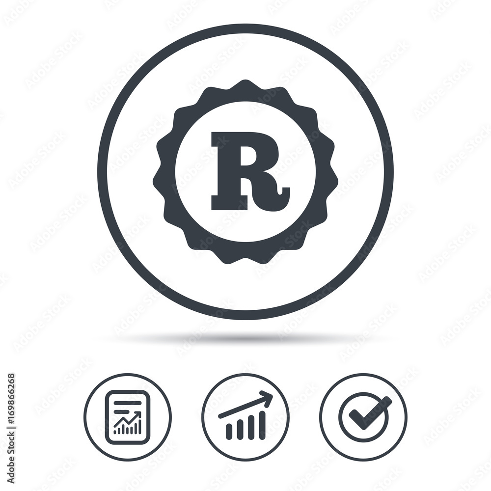 Registered trademark icon. Intellectual work. Registered trademark icon. Intellectual work.