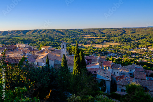 Obraz na płótnie Vue sur le village de Ventabren en Provence, France. w salonie