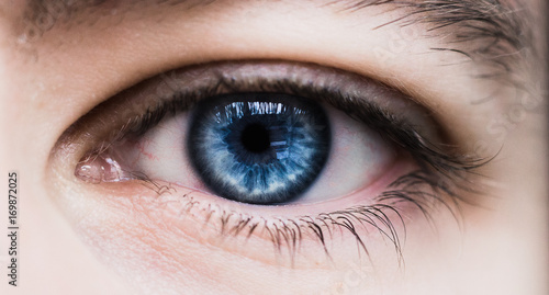 Human blue eye