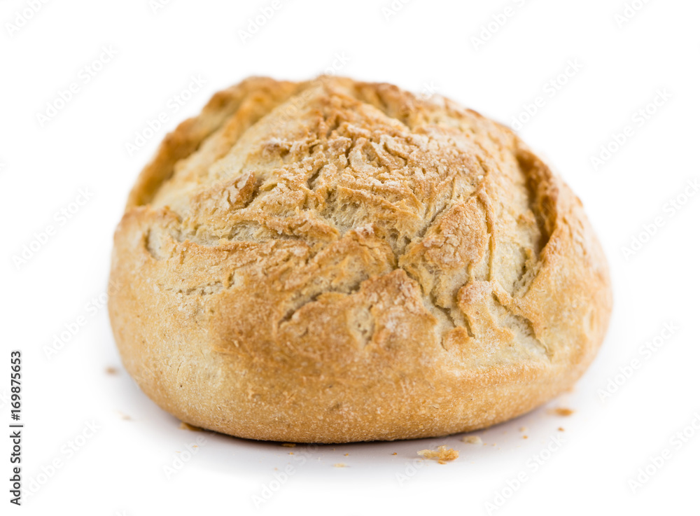German Buns isolated on white background German Buns isolated on white background