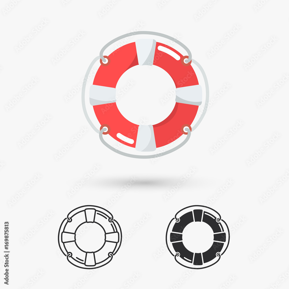 classic lifebuoy icon classic lifebuoy icon