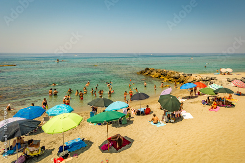 Beach fun in San Lucido, Calabria