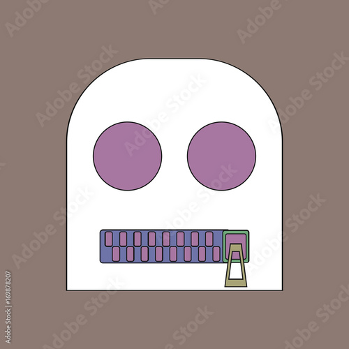 flat vector icon design collection sadomasochism mask