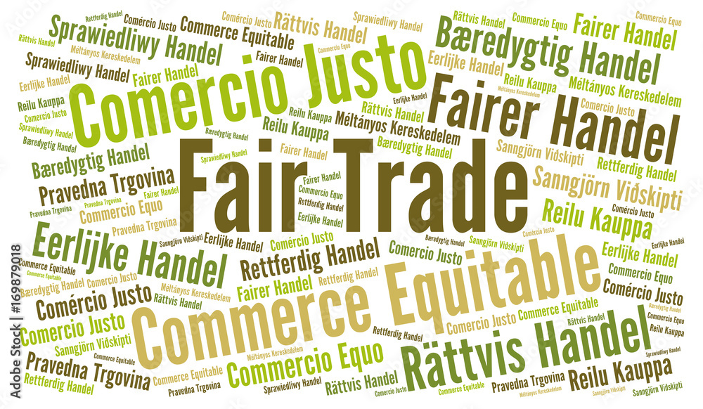 Fair trade word cloud in different languages Fair trade word cloud in different languages