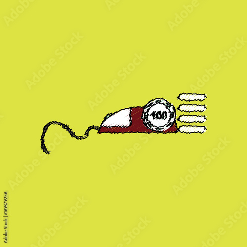 flat shading style icon mouse and casino chip