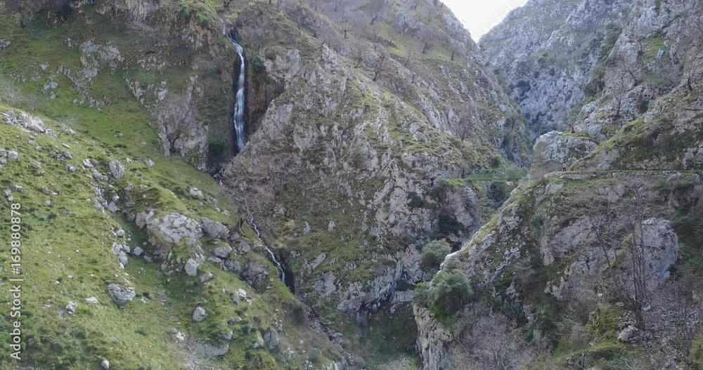 Flying towards a waterfall Flying towards a waterfall