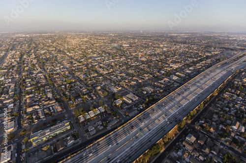 Afternoon aerial of the Har...