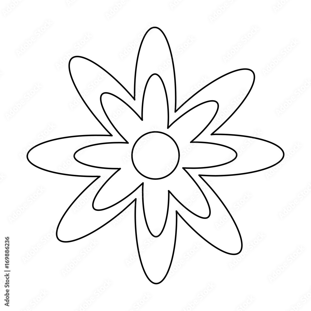 cute flower isolated icon vector illustration design cute flower isolated icon vector illustration design