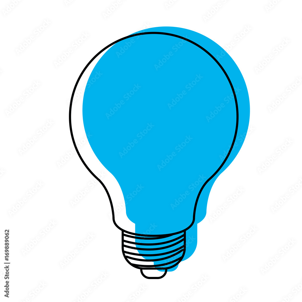 light bulb icon blue watercolor silhouette light bulb icon blue watercolor silhouette