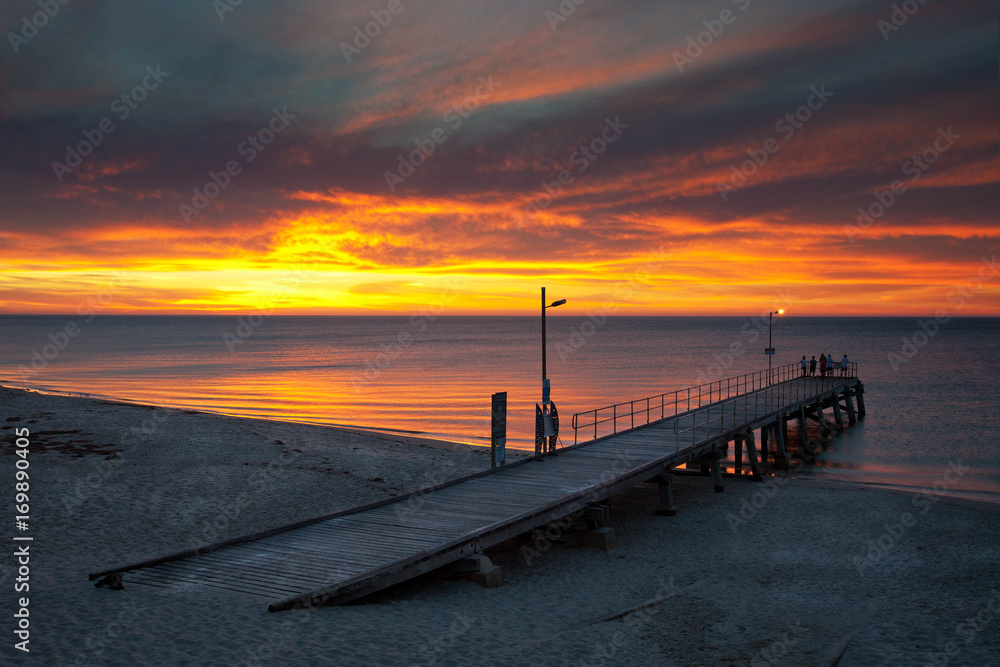 Sunset at Normanville Jetty