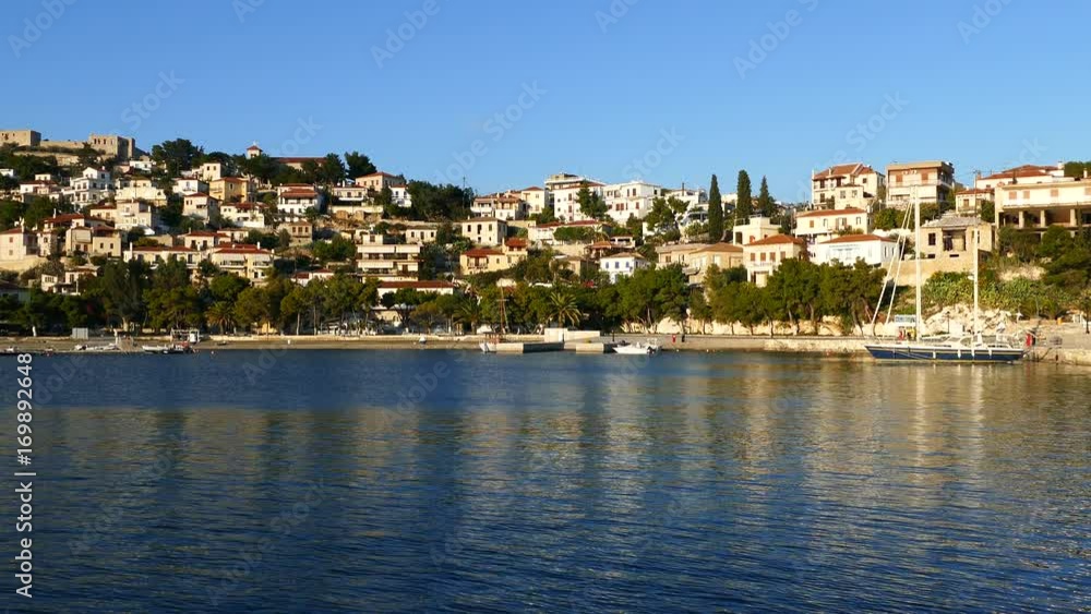The town Paralio Astros in Greece The town Paralio Astros in Greece
