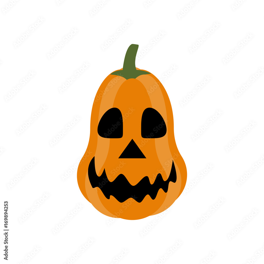 Fototapeta premium Jack-o-lantern pumpkin illustration