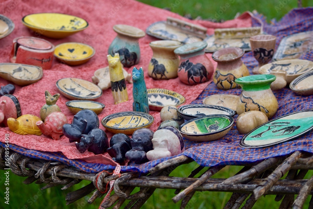 マサイ族の工芸品