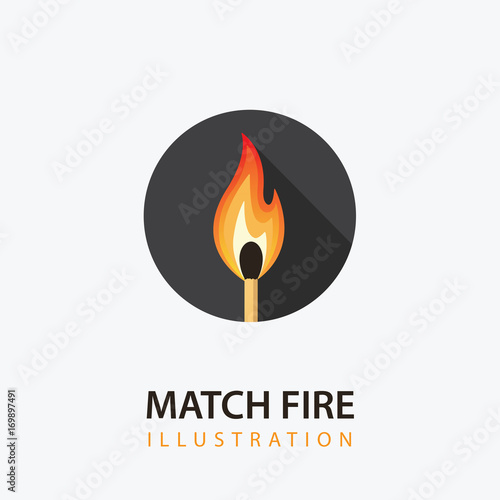 Flat Fire Extinguisher Sign Icon