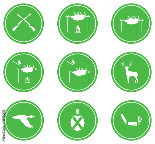 Set of Hunting icons