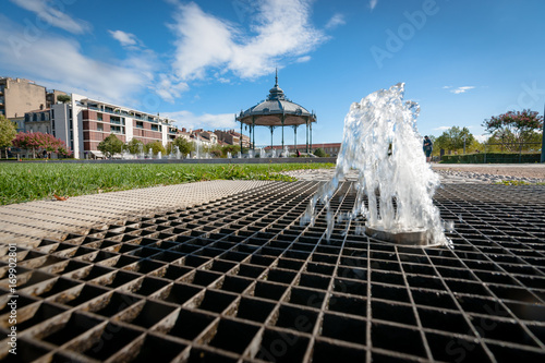 The famous music dome on the 'Champ de Mars' of the city Valence in France