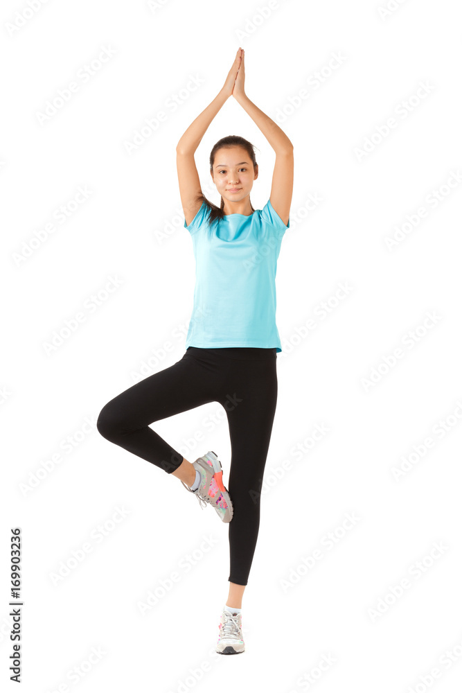 Fitness woman full length Fitness woman full length