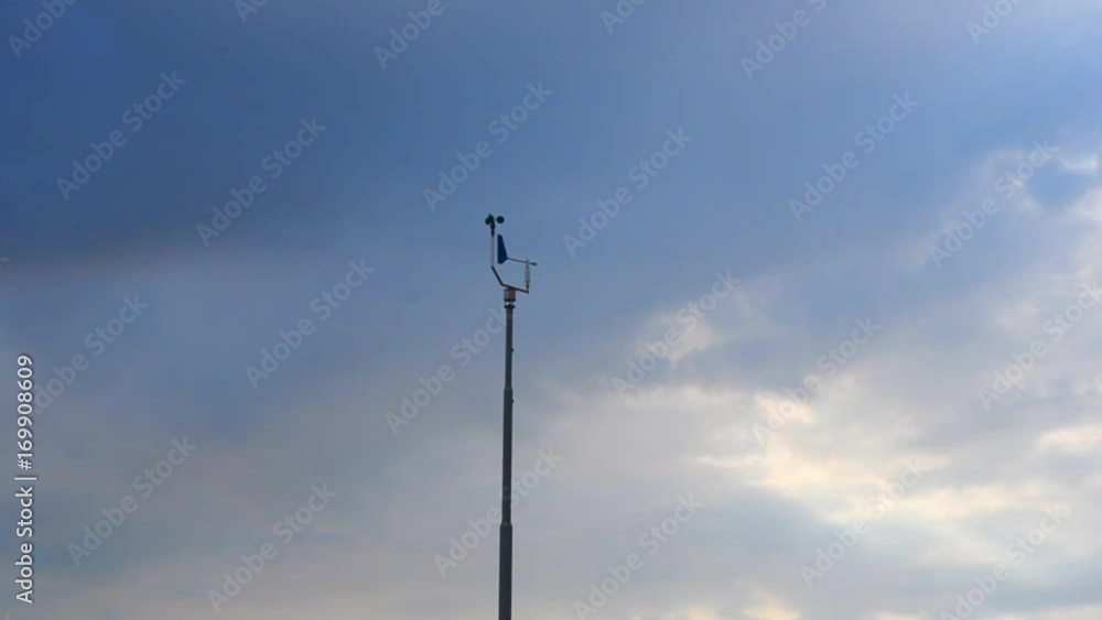 wind vane and cup anemometer two hours before storm wind vane and cup anemometer two hours before storm
