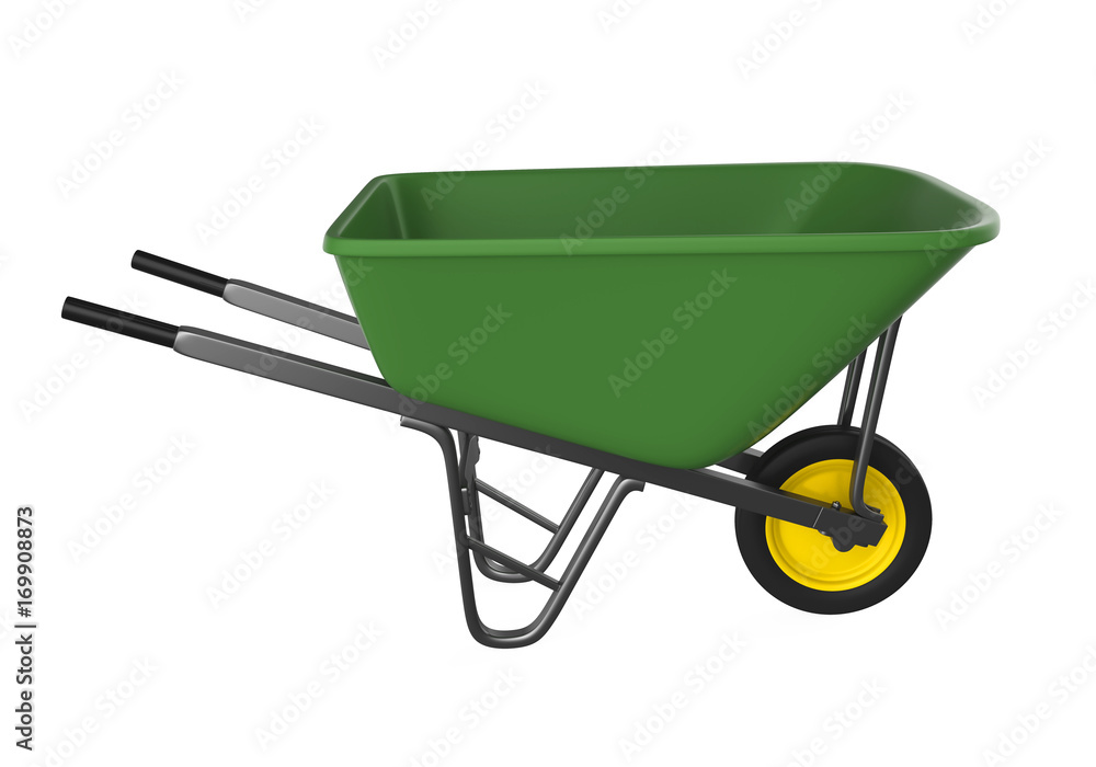Wheelbarrow Isolated Wheelbarrow Isolated