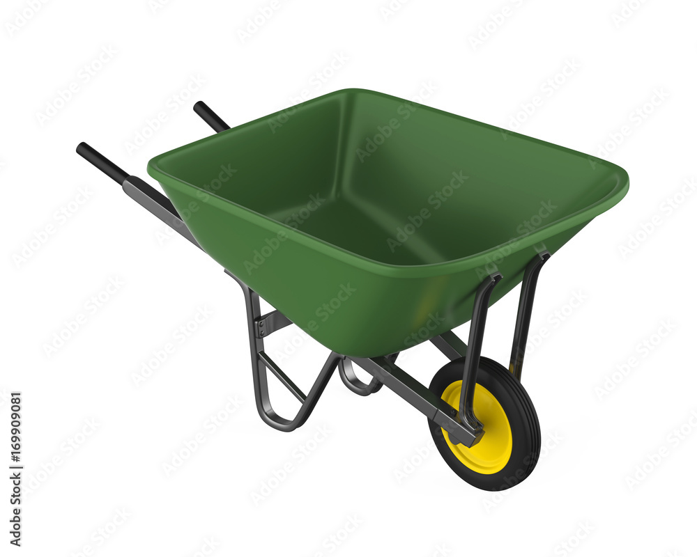 Wheelbarrow Isolated Wheelbarrow Isolated