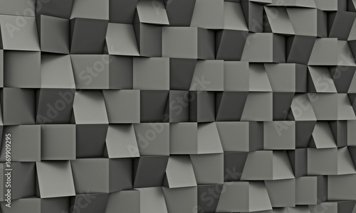 geometryczne tło z włókna węglowego