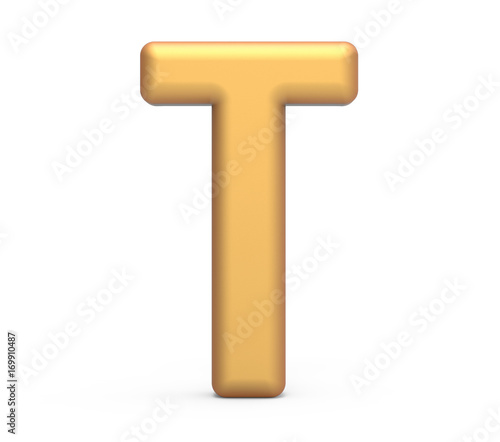 golden letter T