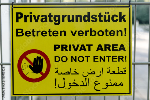 Privatgrundstück Betreten verboten