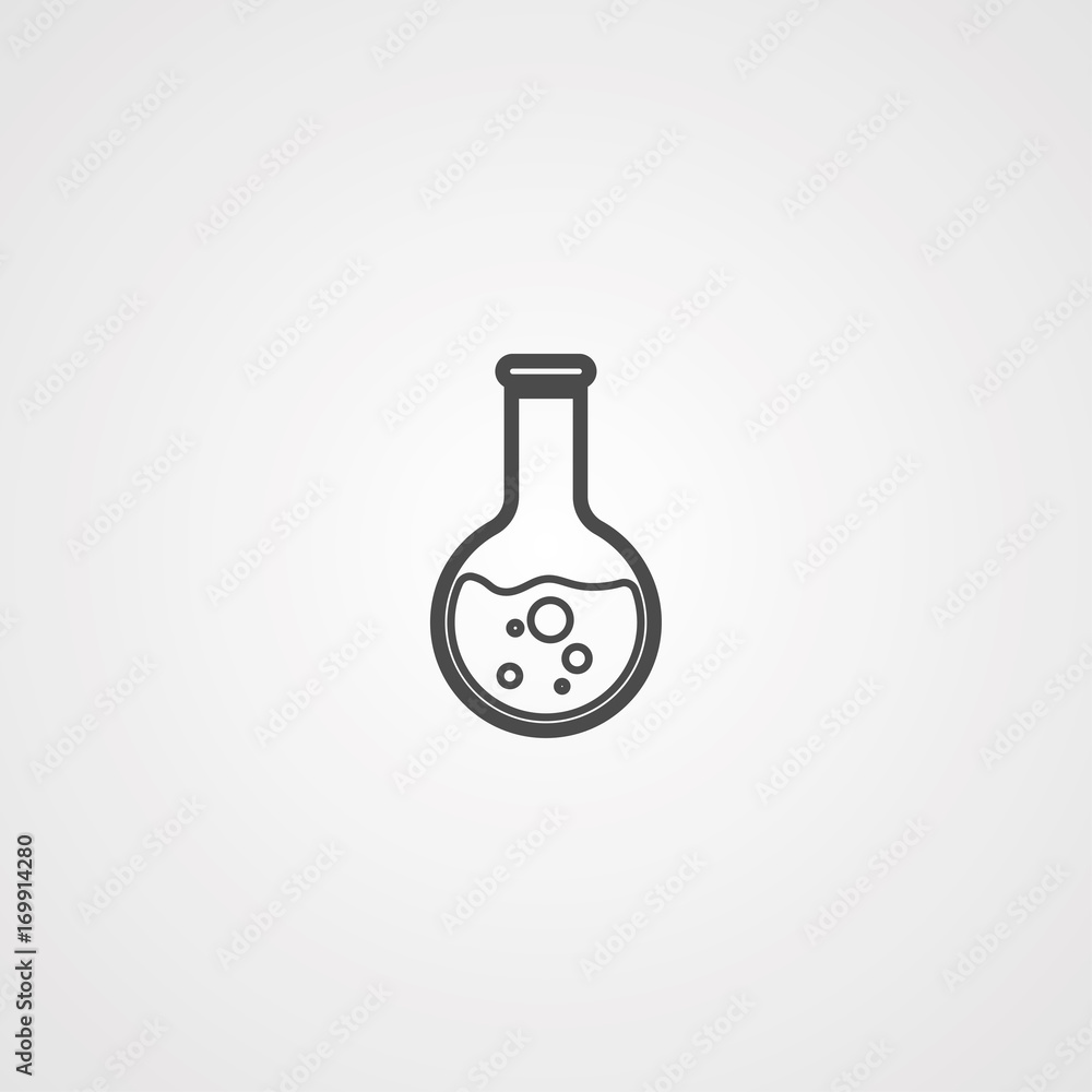 laboratory glass icon laboratory glass icon