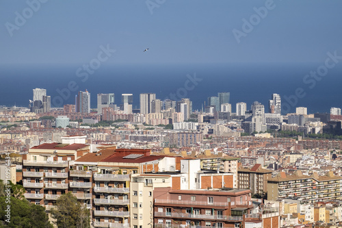 City of Barcelona cityscape in Catalonia