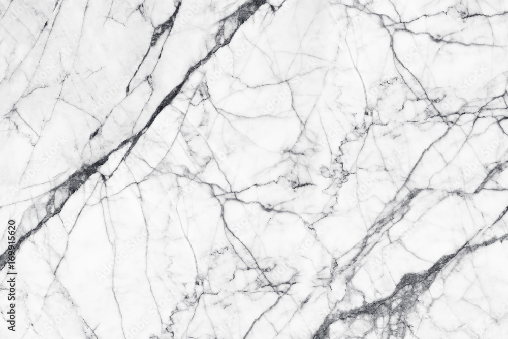 White marble texture and background for design pattern artwork.