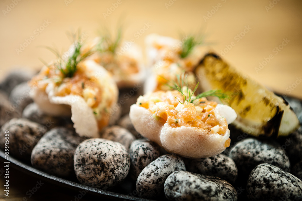 Tartare of salmon Tartare of salmon