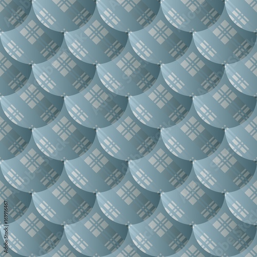 checkered seamless pattern with circle shape