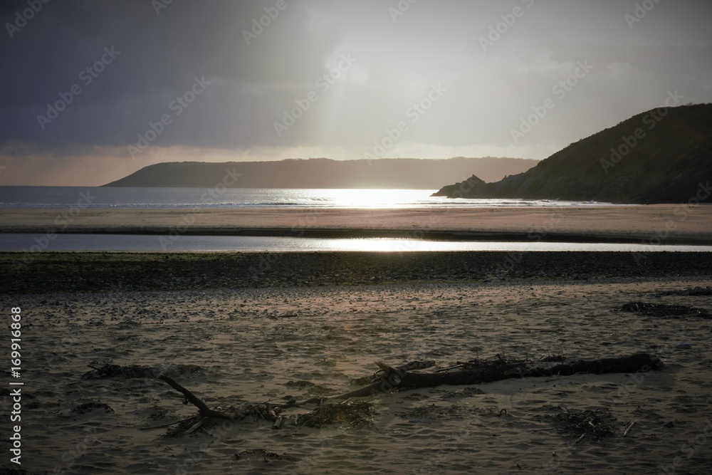 Fototapeta premium Gower coast - Wales