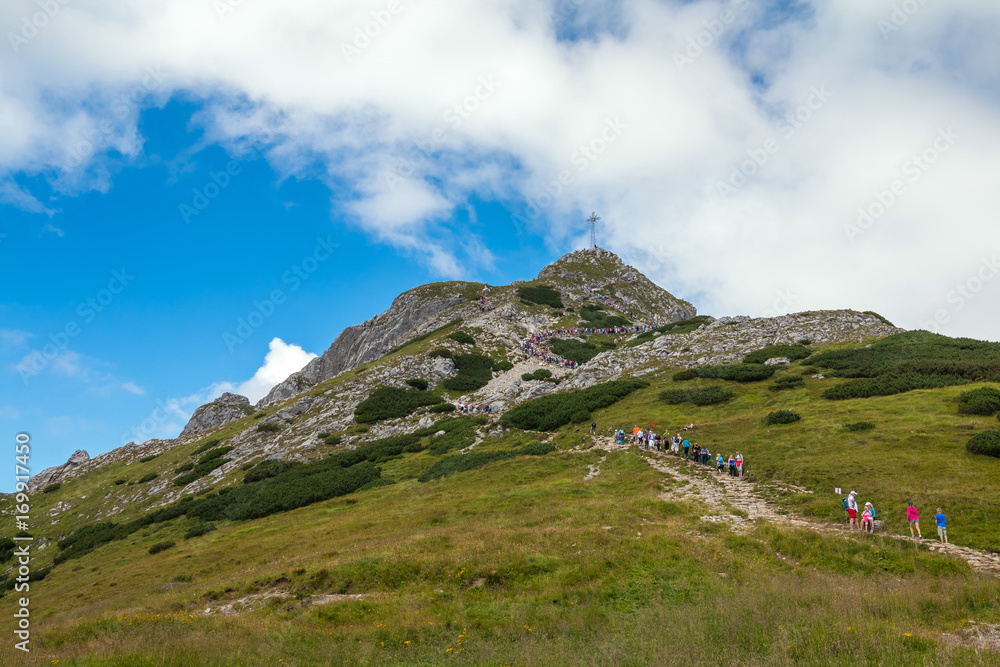Fototapeta premium View around Giewont summit, poland, Tatry mountains