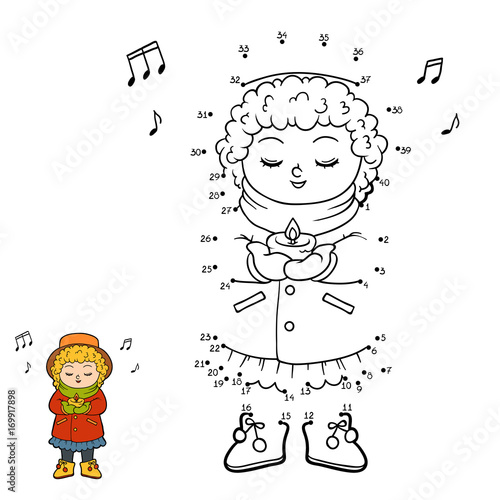 Numbers game, Girl singing a Christmas song