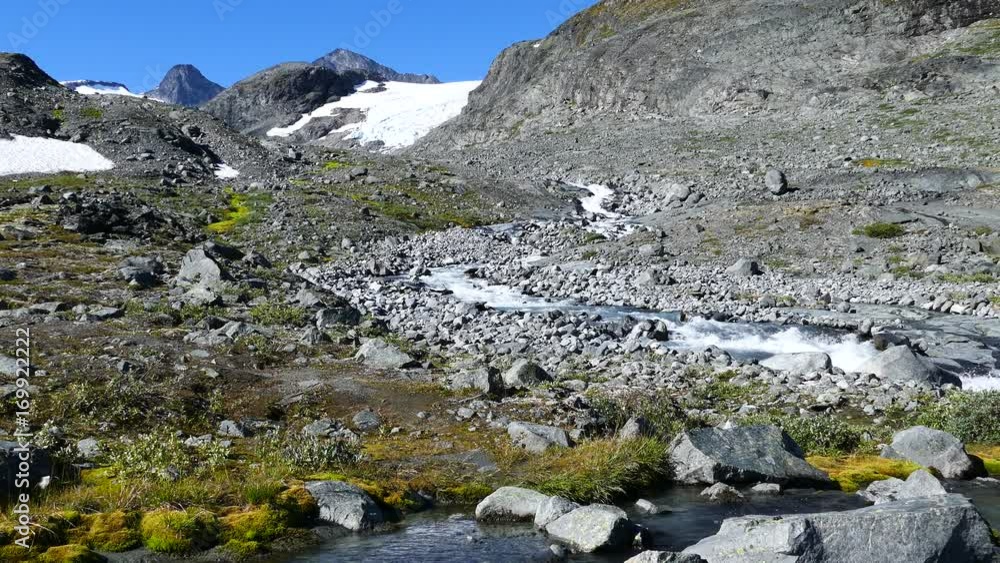 River during autumn at Jotunheimen National Park Norway River during autumn at Jotunheimen National Park Norway