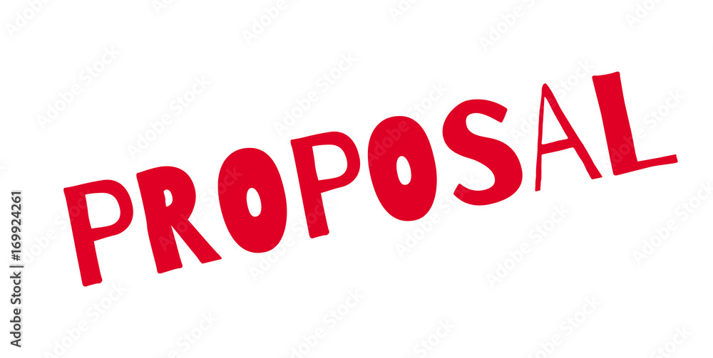 Proposal rubber stamp. Grunge design with dust scratches. Effects can be easily removed for a clean, crisp look. Color is easily changed. Proposal rubber stamp. Grunge design with dust scratches. Effects can be easily removed for a clean, crisp look. Color is easily changed.