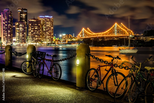 Brisbane River at Night photo