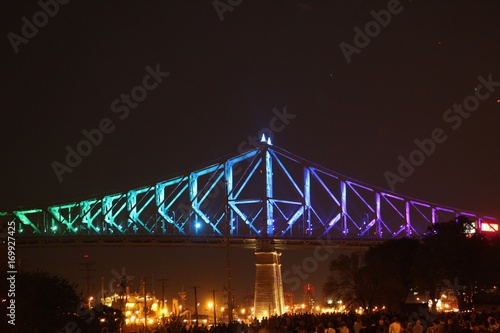 Pont Jacques Cartier la nuit