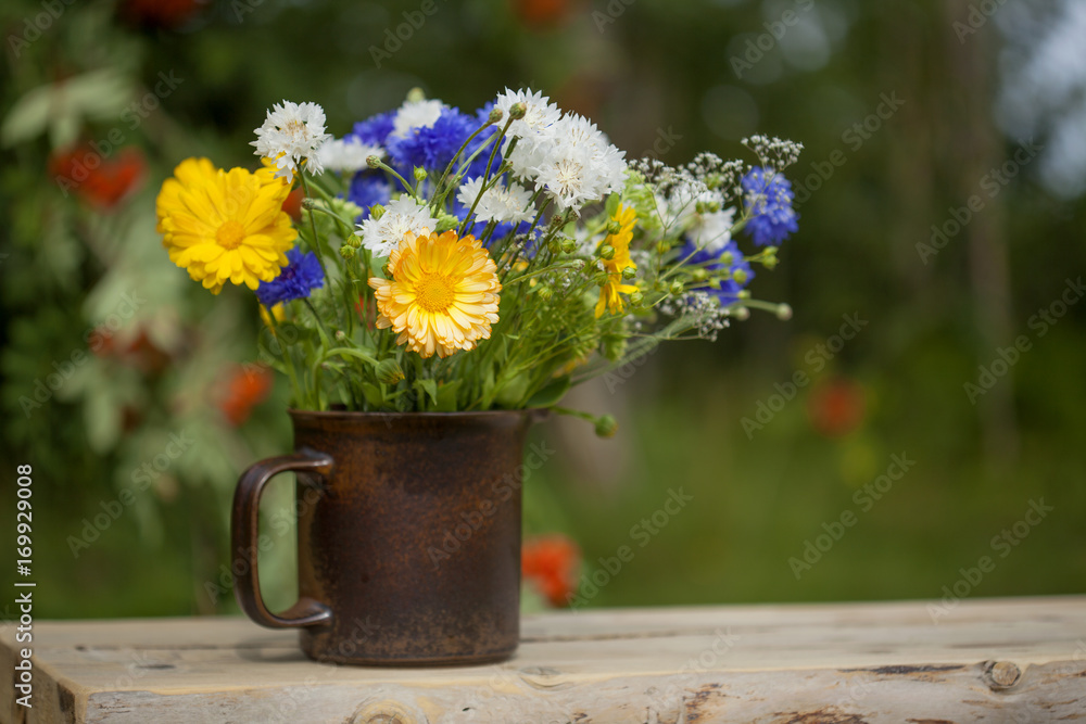 Fototapeta premium northern summery bouquet