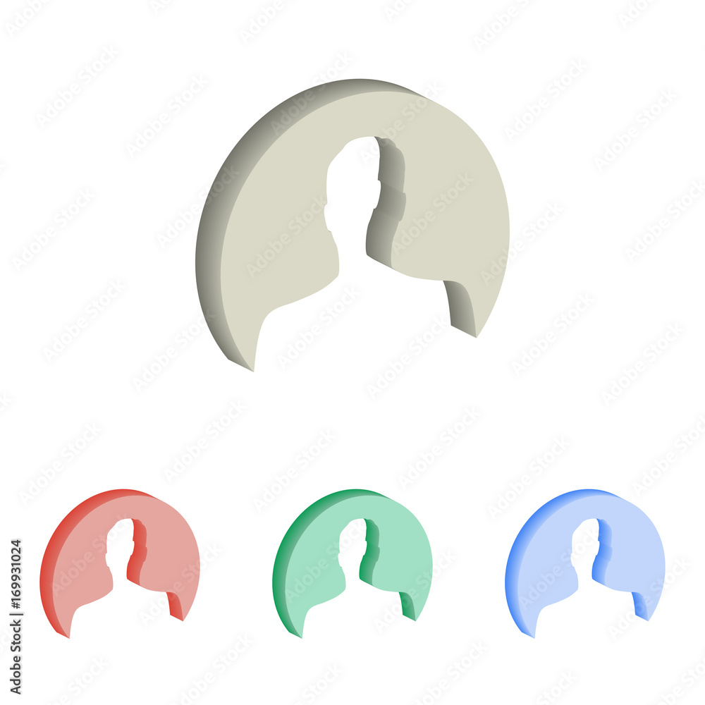 Assistance 3d isometric vector icons. Assistance 3d isometric vector icons.