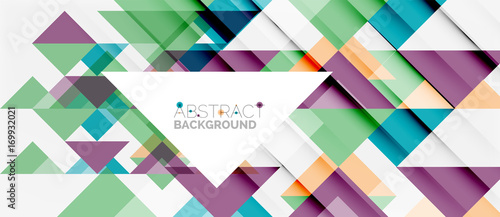 Triangle pattern design background