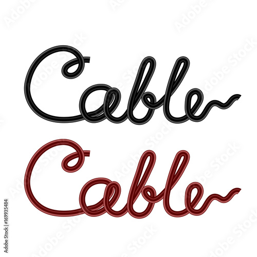 Set of Colored Cables