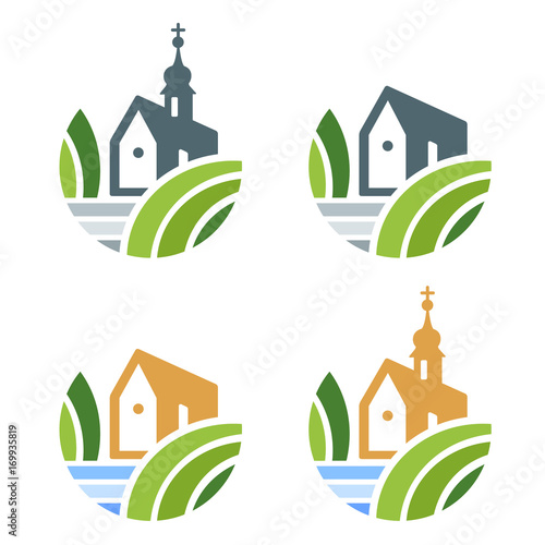 Church or Real Estate Logo Set