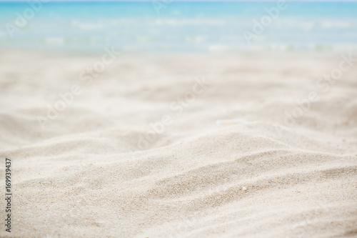 Sand beach.